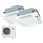 Mitsubishi Heavy Set 2 x FDT50VH 4-Wege-Deckenkassette Komfortpaneel + FDC125VSA-W R32 400V (Simultanbetrieb)