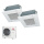 Mitsubishi Heavy Set 2 x FDTC50VH + FDC100VSA-W 4-Wege-Deckenkassette Standardpaneel  R32 400V (Simultanbetrieb)