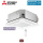 Mitsubishi Electric 4-Wege Deckenkassette 1,7 kW  PLFY-WL15VFM-E Euroraster + Blende SLP-2FALM2 HVRF