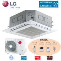 LG Set 2,5 kW - UT09FH NQ0 4-Wege Deckenkassette...