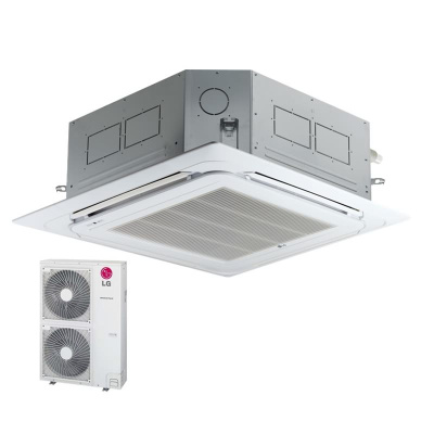 LG Set 4-Wege Deckenkassette 12,1 kW - UT42F NA0 mit Blende PT-AAGW0 + UUD3 U30 R32 Klimaanlage