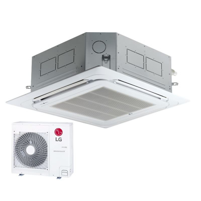 LG Set 4-Wege Deckenkassette 9,5 kW - UT36F NA0 mit Blende PT-AAGW0 + UUC1 U40 R32 Klimaanlage