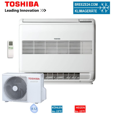 Toshiba Set Truhengerät 3,5 kW - RAS-B13J2FVG-E + RAS-13J2AVSG-E1 Raumgröße 35 - 40 m² | R32