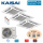 Kaisai Set 3 x 4-Wege-Deckenkassette Euroraster 3,5 kW - KCA4U-12HRG32X + K30A-27HFN32H R32