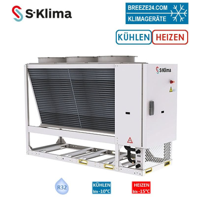 S-Klima SAX Außengerät 78,4 kW - SAX780RS2-S Kaltwasser zum Kühlen und Heizen ohne Pumpe