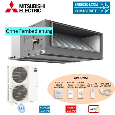 Mitsubishi Electric Set Kanaleinbaugerät 22,0 kW PEA-M250LA2 + PUZ-ZM250YKA2 - R32 Klimaanlage