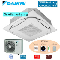 Daikin Set 4-Wege-Deckenkassette 13,4 kW - FCAHG140H-1 +...
