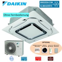 Daikin Set 4-Wege-Deckenkassette 6,8 kW - FCAHG71H-4 +...