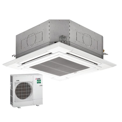 Mitsubishi Electric Set Deckenkassette 5,5 kW PLA-M50EA2 + Blende PLP-6EA + SUZ-M50VA | R32