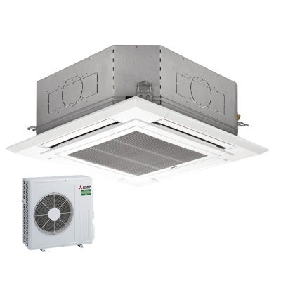 Mitsubishi Electric Set Deckenkassette 6,1 kW PLA-M60EA2 + Blende PLP-6EA + SUZ-M60VA R32 Klimaanlage