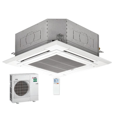 Mitsubishi Electric Set Deckenkassette 5,5 kW PLA-M50EA2 + Blende PLP-6EALM + SUZ-M50VA R32