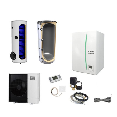 Mitsubishi Electric Set PUD-SHWM120YAA + EHSD-YM9D Wärmepumpe/Hydromodul+Speicher 12,0 kW 300 L 400V