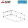 Mitsubishi Electric PAC-AK350CVR-E Abdeckung für Abzweigkasten PAC-MK34/54BC