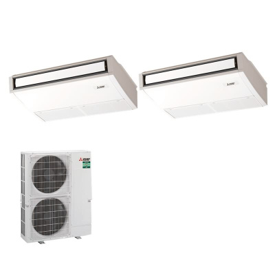 Mitsubishi Electric Set 2 x PCA-M100KA + PUZ-ZM200YKA2 R32 400V (Simultan)