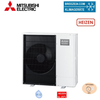 Mitsubishi Electric PUD-SWM60VAA Ecodan Wärmepumpe 6,0 kW Luft / Wasser Außengerät R32 230 Volt