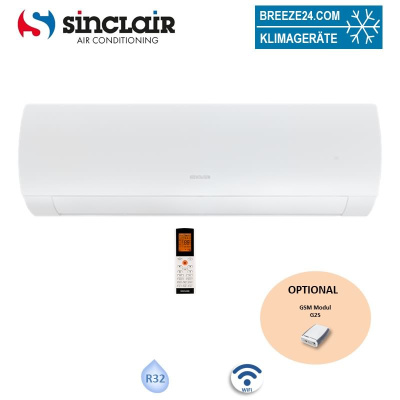 Sinclair Wandgerät TERREL SIH-18BIT2W weiß 5,2 kW | Raumgröße 50 - 55 m² | WiFi