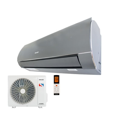 Sinclair Set Wandgerät TERREL SIH-09BITG + SOH-09BIT graphit 2,7 kW | Raumgröße 30 - 35 m² | WiFi