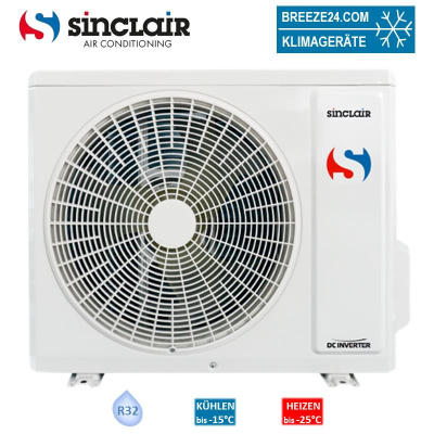 Sinclair SOH-18BIT Außengerät 5,2 kW für 1 Innengerät | 50 - 55 m² - R32