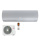 Sinclair Set Wandgerät TERREL SIH-24BIT2S + SOH-24BIT silber 7,0 kW | Raumgröße 70 - 75 m² | WiFi