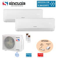 Sinclair Set 2 Wandgeräte RAY 2,7/4,6 KW SIH-09BIR +...