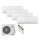 Sinclair Set 4 Wandgeräte RAY 2,7/3,2/4,6 kW SIH-09BIR + 2 x SIH-12BIR3 + SIH-18BIR + MV-E36BI2 R32