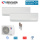 Sinclair Set 2 Wandgeräte KEYON 2,7/3,2 KW SIH-09BIK + SIH-12BIK + MV-E18BI2 WiFi R32 Klimaanlage