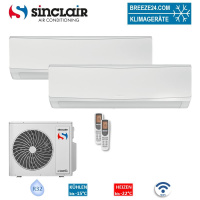 Sinclair Set 2 Wandgeräte KEYON 2,7/6,2 KW SIH-09BIK...