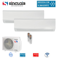 Sinclair Set 2 Wandgeräte KEYON 3,2/4,6 KW SIH-12BIK...
