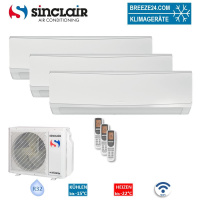 Sinclair Set 3 Wandgeräte KEYON 2,7/3,2/4,6 kW...