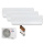 Sinclair Set 3 Wandgeräte TERREL 2,7/3,5 kW 2 x SIH-09BITW + SIH-13BITW + MV-E24BI2 WiFi | R32