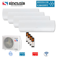 Sinclair Set 4 Wandgeräte TERREL 2,7 kW 4 x...