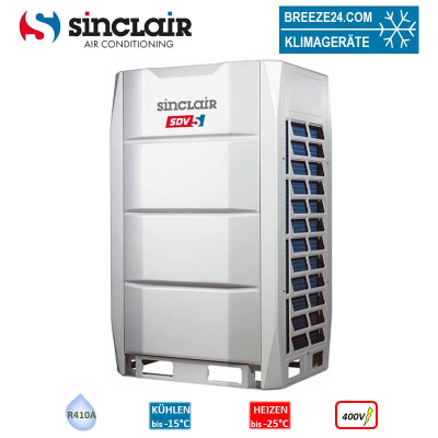 Sinclair SDV5-280EA3P Außengerät mit Wärmerückgewinnung (3-Leiter) VRF 28,0 kW 400V