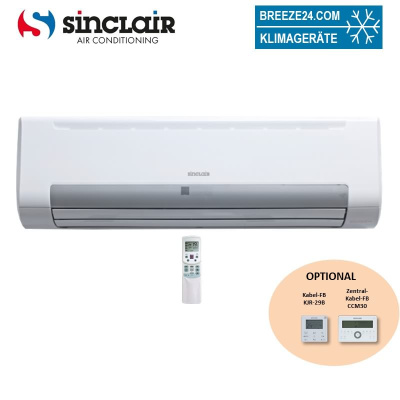 Sinclair SF-250HM2 Wandgerät Kaltwasser 2-Leiter 2,6 kW für 1 Raum mit 25 - 30 m²