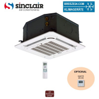 Sinclair SF-300C2M 4-Wege-Deckenkassette Kaltwasser...