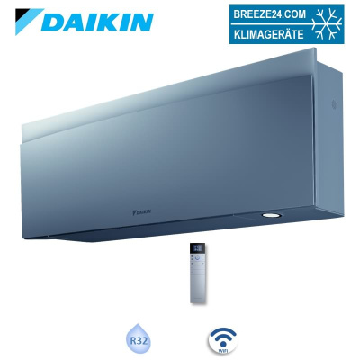 Daikin FTXJ20AS9 Emura WiFi Wandgerät Silber 2,0 kW | Raumgröße 20 - 25 m²