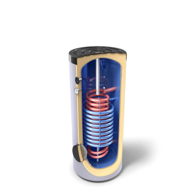 TESY EV 9S+13S 200 60 Pufferspeicher emailliert für Solar-/Boileranlagen 200 L mit 2 Wärmetauscher