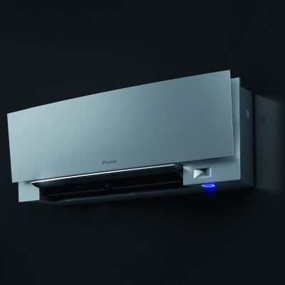 Daikin Set FTXJ35AS + RXJ35A WiFi Emura Wandgerät Silber + Außengerät 3,4 kW 1 Raum 35 - 40 m²