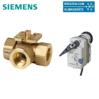 Siemens Umschaltkugelhahn 1 1/4" mit elektrischem...