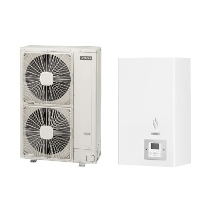 Hitachi Wärmepumpen Set YUTAKI S 16,0 kW RAS-6WHNPE + RWM-6.0N1E - Außengerät + Hydromodul 400 V