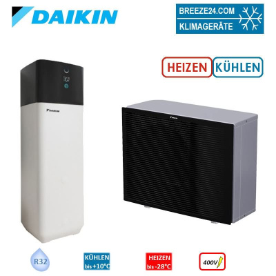 Daikin Altherma 3 H MT ECH2O EPRA12EW1 + ETSHB12P50E Wärmepumpe+Hydromodul biva Speicher 500L 12kW