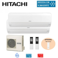 Hitachi Set 2 x Wandgeräte Performance 3,5/3,5 kW 2...
