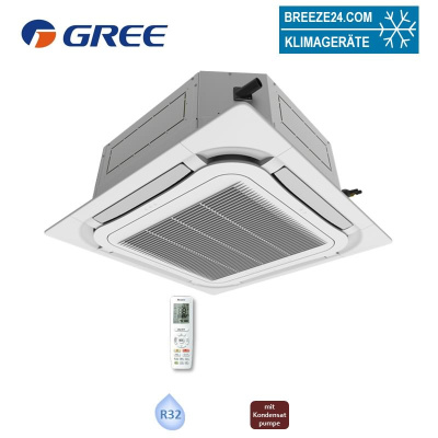 GREE GKH-12-EB-K6 4-Wege-Deckenkassette 3,5 kW | nur Multisplit | Raumgröße 35 - 40 m² | R32
