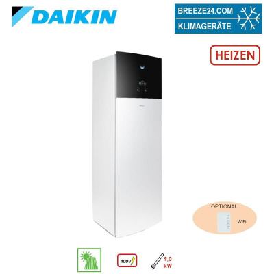 Daikin Altherma 3 R F EBVZ16S23D9W Hydrobox/Speicher 230 L Heizstab 9 kW mit Bivalenzfunktion 400V