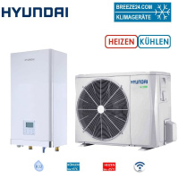 Hyundai Wärmepumpen Set Arctic HYHA-V8W/D2N8-B +...