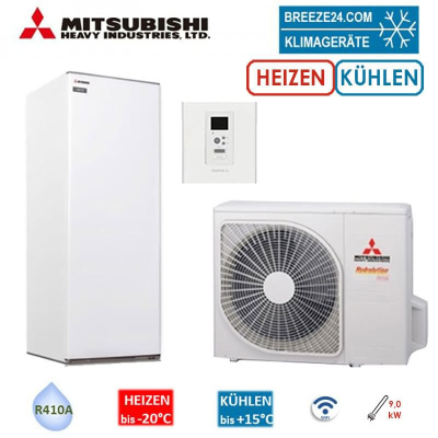 Mitsubishi Heavy Hydrolution Set FDCW60VNX-A + HMK60 Wärmepumpe + Hydromodul mit Speicher 180L R410A