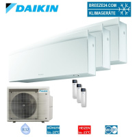 Daikin Set 3 Wandgeräte Emura WiFi 3,5/4,8 kW 2 x F...