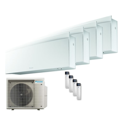 Daikin Set 4 Wandgeräte Emura WiFi 2,5/3,4/5,0 kW 2 x FTXJ25AW9 + FTXJ35AW + FTXJ50AW9 + 4MXM80A8