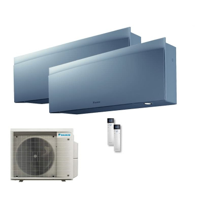 Daikin Set 2 Wandgeräte Emura WiFi 2,4 kW 2 x FTXJ25AS + 2MXM40A2V1B9 R32 Klimaanlage