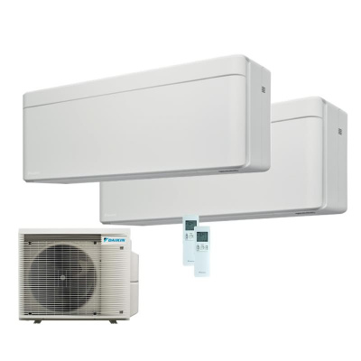 Daikin Set 2 Wandgeräte Stylish WiFi 1,5/5,0 kW - CTXA15CW + FTXA50CW + 2MXM50A2V1B(9/8) R32 Klimaanlage