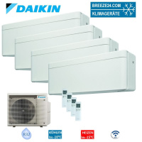 Daikin Set 4 Wandgeräte Stylish WiFi 1,5/2,5/5,0kW -...